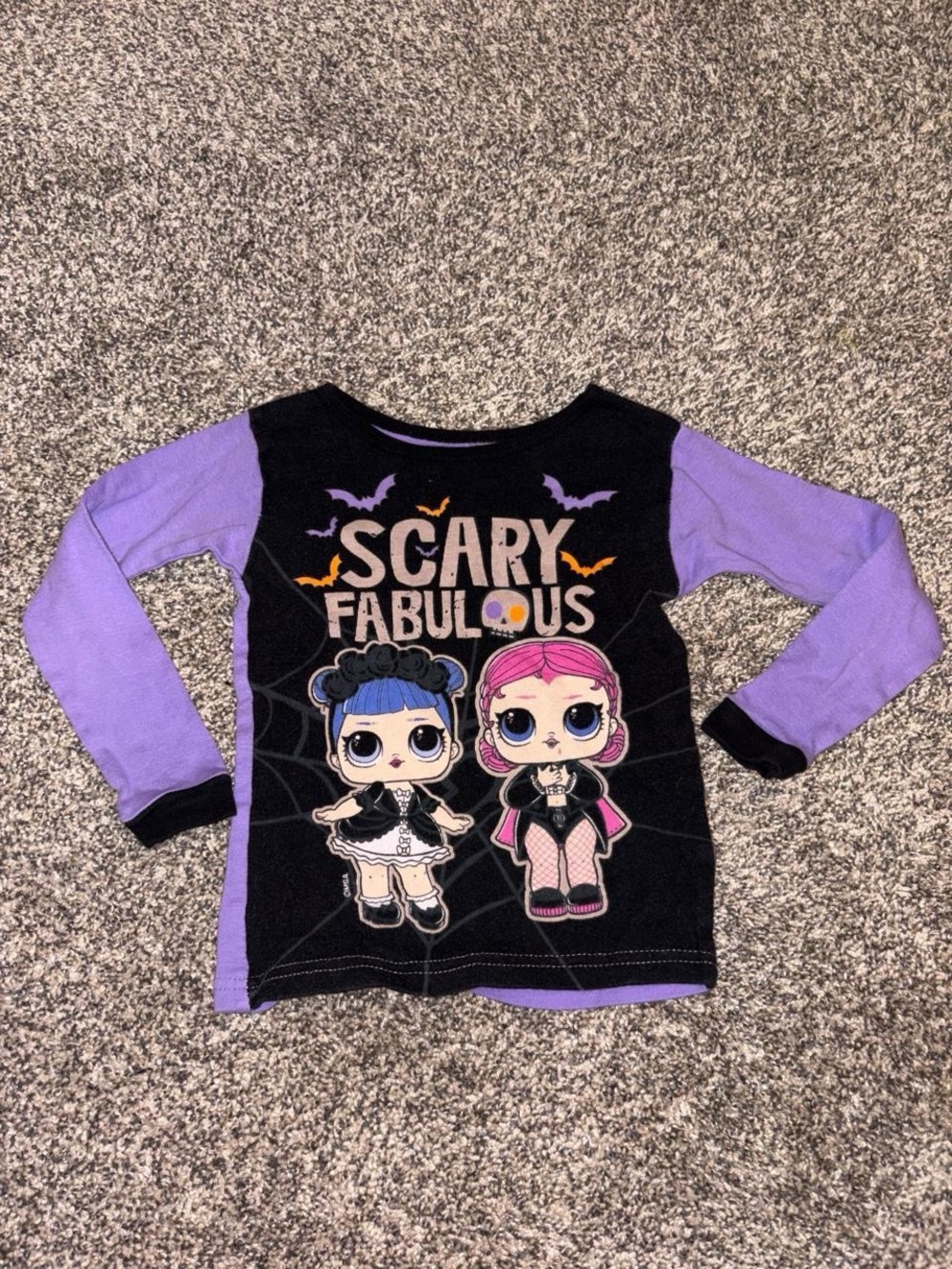 LOL Surprise long sleeve shirt with Halloween design
